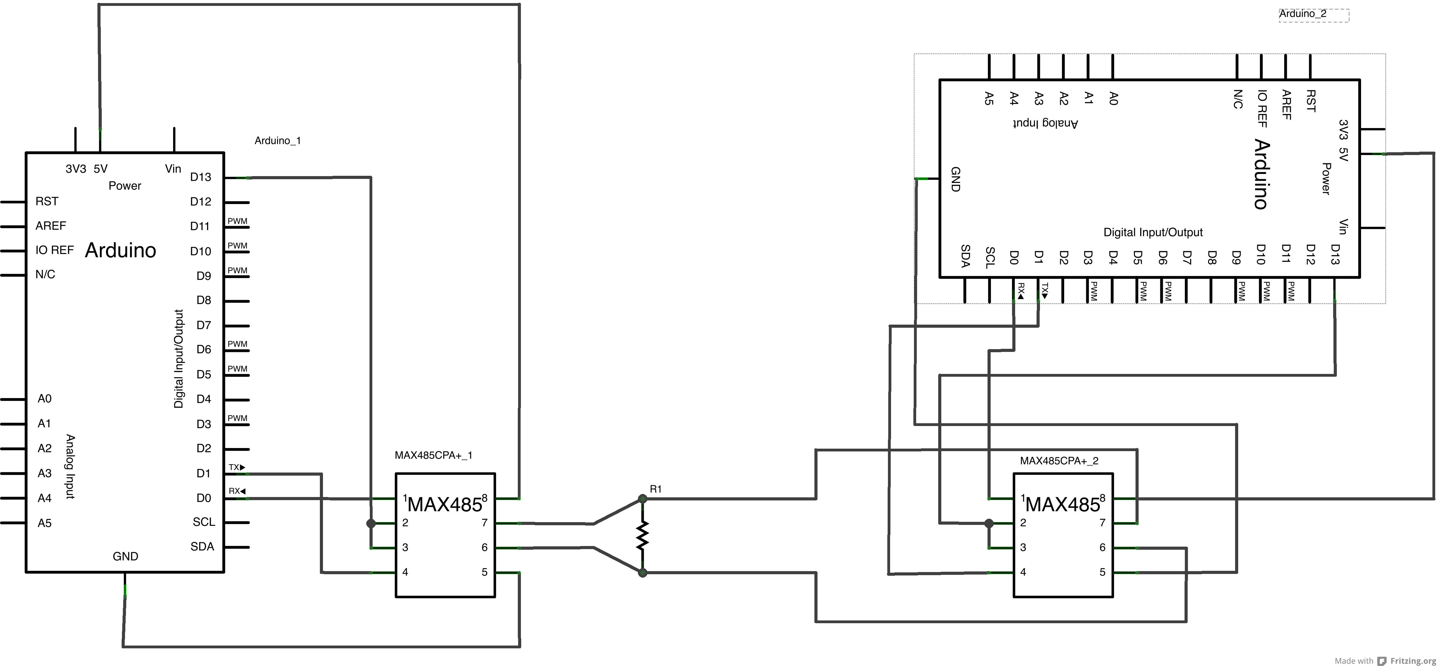 ArduinoRS485 schematic