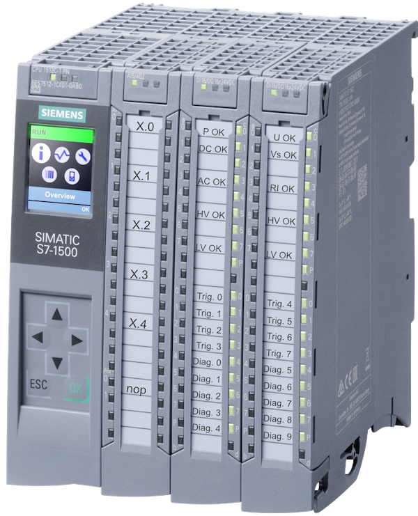 Simatic S7-1500 CPU and input modules